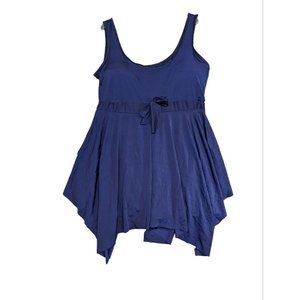 NWO DANIFY PLUS SZ 26 ONE PIECE MOLDED CUP ATTACHED SHORTS BUST SWIM DRESS